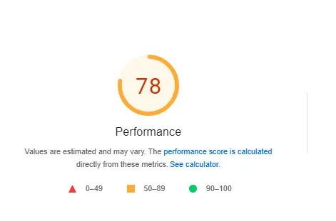 Website speed
