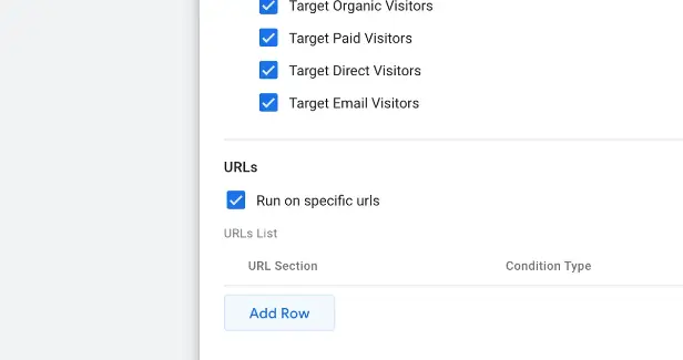 Adding URLs