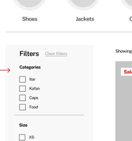Feature: Prioritized PLP Facets. Best practice: Organize facets by usage frequency. Examples show different approaches to facet prioritization and grouping.