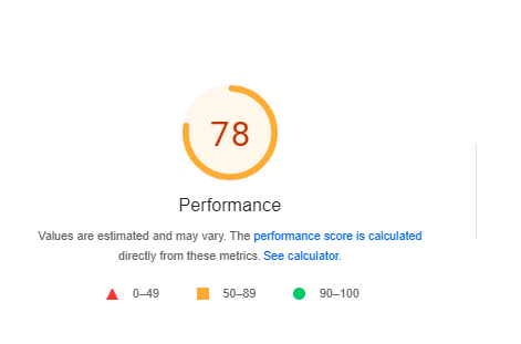 Website speed