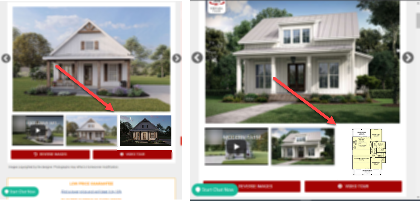 Example A/B test experiment comparing two product page variants - the core methodology of CRO programs